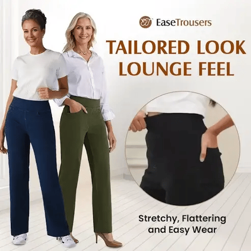 Pantalon Femme Taille Haute Extensible Décontracté Yoga Jambe Large