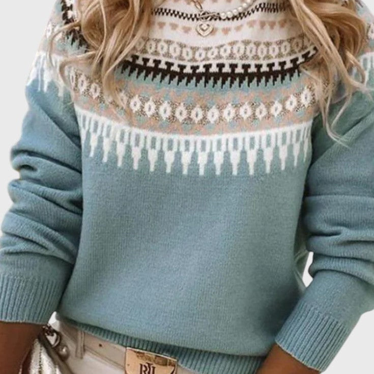 Gemma | Pull à Col Ronde Texturé