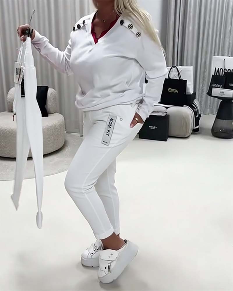 Pantalon Mode Élastique Cordon