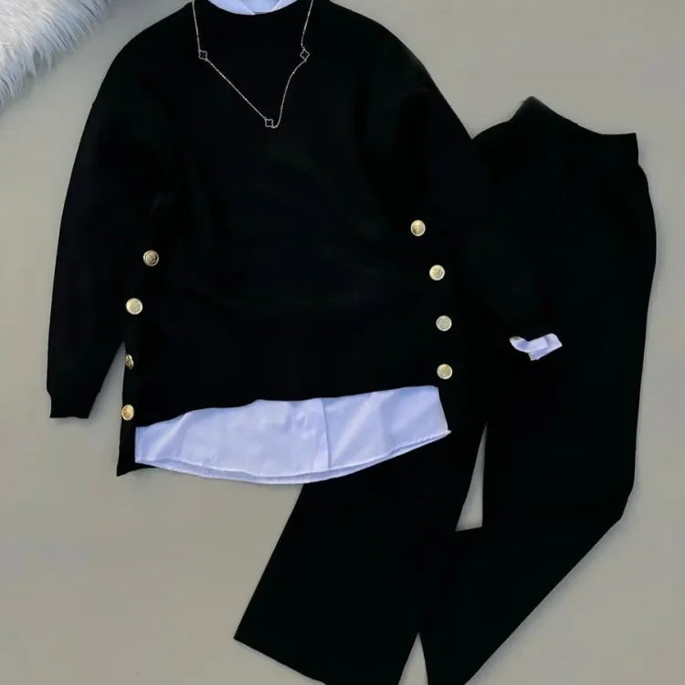 Ensemble de Pull Confortable et Pantalon pour Femmes