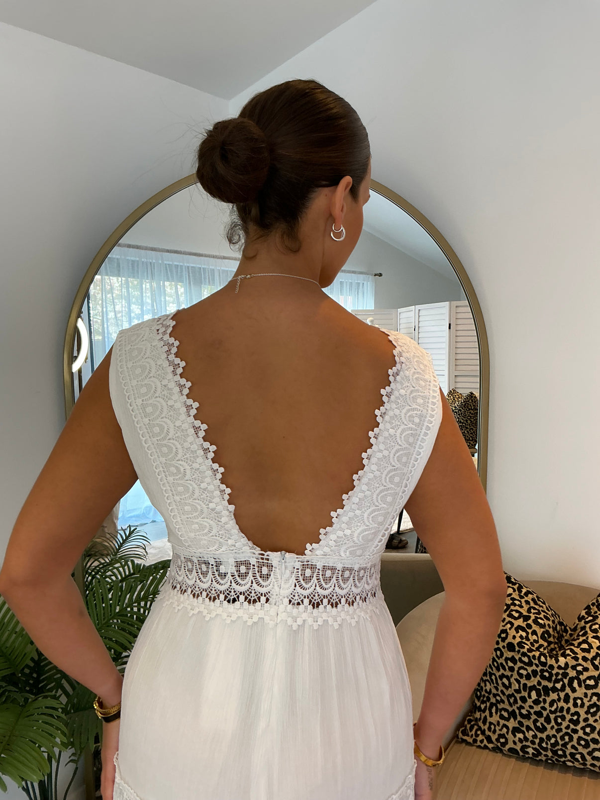 Clothilde – Robe d'été longue en dentelle crochet