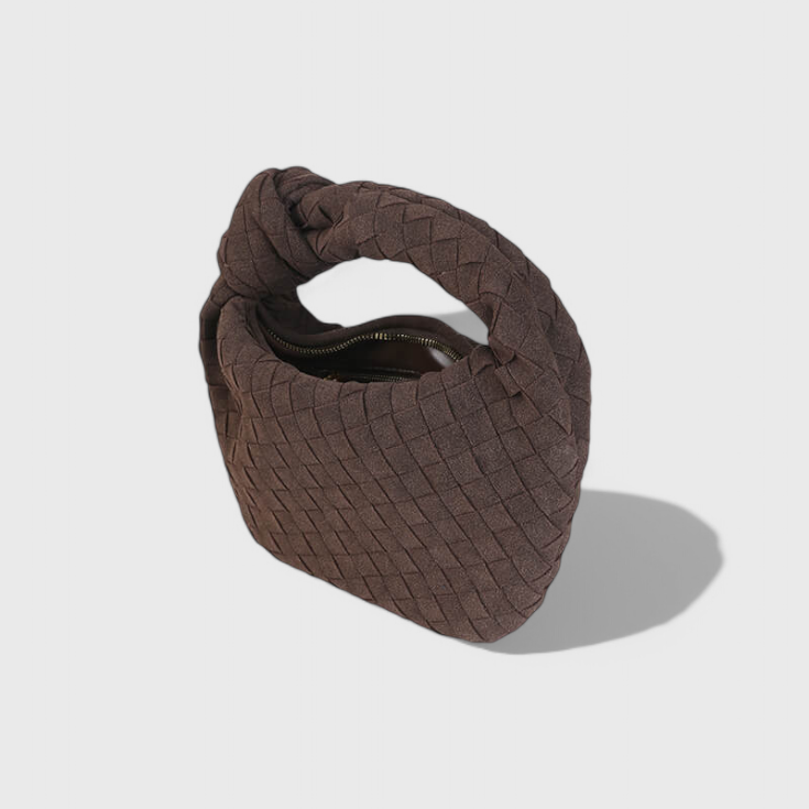 Sac Mini Remi Tissé avec Détail de Nœud