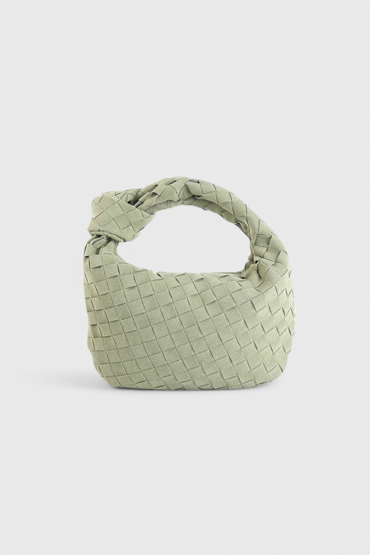 Sac Mini Remi Tissé avec Détail de Nœud
