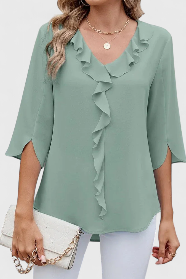 Annemiek | Blouse Casual avec Coupe Ample et Style Sophistiqué