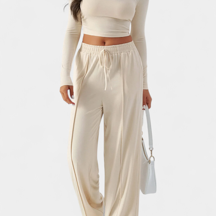 Ensemble Celaena de 2 Pièces avec Col Rond